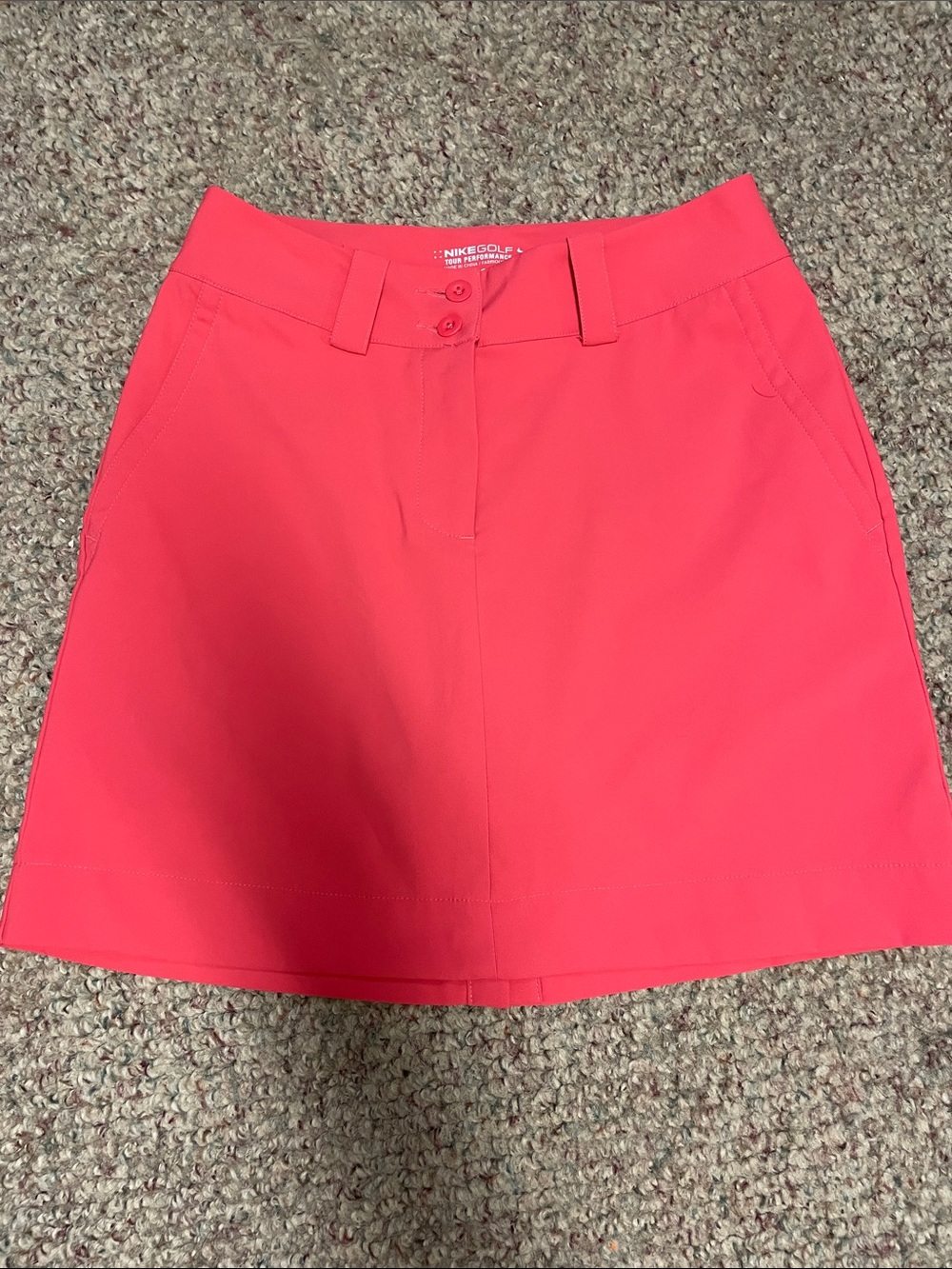 Nike Pink Women's Mini Skort with Side Pockets golf skirt - new